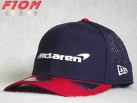 F1邁凱倫車隊 McLaren 2021 美國站 賽車運動棒球帽 彎檐休閑帽子