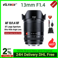 Viltrox 13mm F1.4 XF APS-C Auto Focus Ultra Wide Angle Lens Large Aperture for Fuji XF for Sony E Nikon Z Camera X-T4 T100 VLOG