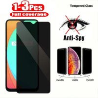 1-3Pcs Privacy Tempered Glass Screen Protector for Vivo Y02 Y16 Y22Y32 Y75 Y5S Y76S Y02S Y02T Y22S Y21E Y51A Y33T V21E Anti-Spy