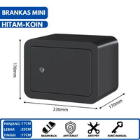 SKY - Brankas Mini Brankas Uang dan Emas Brankas Kecil Brankas Mini Password Brankas Uang Full Plat