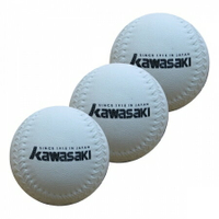 Kawasaki 軟式安全棒球 3入/包
