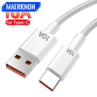 10A 120W USB Type C Super Fast Charge Cable for Huawei P50 Mate 40 Fast Charing USB C Cable Data Cord for Xiaomi 13 Realme POCO