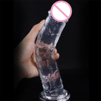 5 Size Jelly Dildo Realistic Penis Suction Cup Dildo Big Dick Female Masturbator Clitoral Stimulator Sex Toys For Women Lesbian
