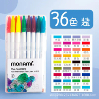 Bộ Bút Sáp Nhựa Monami P3000 2025 Dành Cho Vẽ Tranh Màu Nước