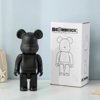 28cm 400% Bearbrick Bear@Brick Action Figures Bear Brick Toys Violent Bear Ornaments Home Decor Kids Birthday Gifts Toys