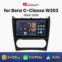 Junsun V1 Wireless CarPlay Android Auto Radio For Mercedes Benz C Class W203 2005 - 2009 4G Car Multimedia GPS 2din autoradio