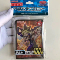 100Pcs Yugioh Master Duel Monsters 20th ANNIVERSARY Dark Yugi ATEM Collection Official Sealed Card Protector Sleeves