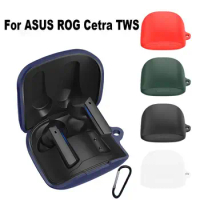 Protective Case For ASUS ROG Cetra TWS Earbuds Silicone Anti-drop Charging Box Protective Sleeve Earphone Case Dustproof Cover