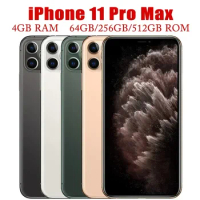 Apple iPhone 11 Pro Max 64GB 256GB ROM Unlocked Smartphone A13 Bionic Chip 6.5" 12MP Face ID 11 promax Cell Phone Mobile phone
