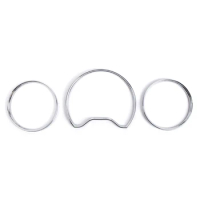 Automobile Chromes Gauges Dashboard Dials Rings Bezel Trim Speedometer Frame For W202 W208 W210 Car Styling