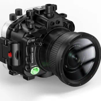 CANMEELUX Waterproof housing Case Diving 40m/130ft Work for Sony A7RIV with16-35mm f4.0 ZA OS,16-35mm f2.8 GM,24-70mm f4.0 lens