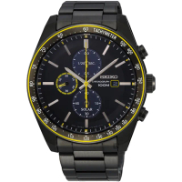 【SEIKO 精工】CS 紳仕品格太陽能三眼計時手錶 畢業禮物 送禮(SSC729P1/V176-0AZ0SD)