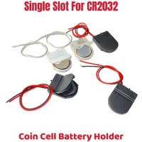 10PCS CR2032 Button Coin Cell Battery Socket Holder Case Cover With ON-OFF Switch 3V 6V battery Storage Box