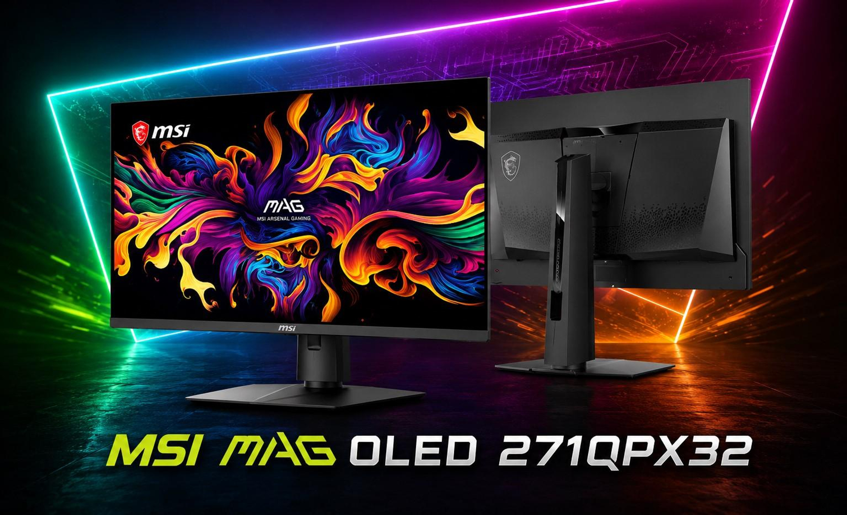 MSI が世界初の 5 層 Penta Tandem QD-OLED モニターを発表：320Hz