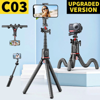 C03 octopus tripod flexible selfie stick smartphone Vlog Video stand tripod outdoor live shooting for  Xiaomi camera