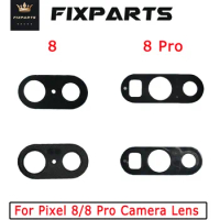 New For Google Pixel 8 Rear Camera Lens GKWS6 G9BQD Back Main Camera Glass Cover For Google Pixel 8 Pro Camera Lens Replacement