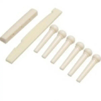 [พร้อมส่ง] OME Plant หย่องบน สะพานสาย หมุด 12 ตัว กีตาร์โปร่ง Bridge Saddle And Nut For Acoustic Gui