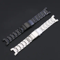 uhgbsd Watch Strap For G-SHOCK GST-W300/B100/S130/400G StainleSS Steel Replacement Band