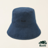 Roots配件-舒適生活系列 雙面漁夫帽-藍色