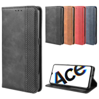 Oppo Reno Ace Case Oppo RenoAce Wallet Flip Style Imprint Skin Leather Phone Back Cover For Oppo Reno Ace With Photo frame
