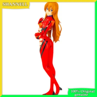 100% Asuka Langley Soryu 100% Original genuine 21cm PVC Action Figure Anime Figure Model Toys Figure Collection Doll Gift