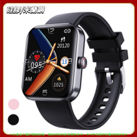 【米蘭鋼硅膠錶帶】新款F57L手血壓血糖監測手錶 功能手錶 智能手錶 心率 體溫 血糖 生日禮物 交換禮物