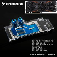 BARROW Full Cover Graphics Card Block use for GIGABYTE GTX1080/1070-G1-GAMING/ GV-N1080WF2 GPU Radiator LRC RGB BS-GIG1080-PA