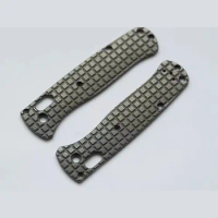 1 Pair Custom Made TC21 Titanium Alloy Grip Handle Scales for Benchmade Bugout 535 DIY Accessories
