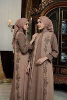 Javina - Zaviera Dress Dewasa M Apricot