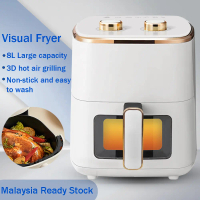 Air Fryer Visible Electric Oven 8L Oil Free Non-Stick Multifunctional Cooker Machine