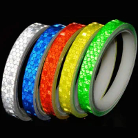 Reflective Tape Outdoor Safety Warning Lighting Sticker Waterproof Bike Reflector Tape for Car, Bicycle, Motorcycle DIY