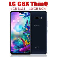 Original Unlocked LG G8X ThinQ Smartphone 6.4'' Octa Core 6GB RAM 128GB ROM Mobile LTE 32MP Rear Camera 1SIM Android Cell Phone