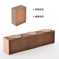 長條凳 長條沙發凳 換鞋凳 十八風琴紙凳長凳ins創意折疊伸縮懶人沙發凳時尚客廳家具省空間 免運開發票