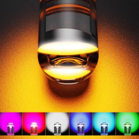 หลอดไฟหรี่ ขั้วT10 หลอดไฟติดป้ายทะเบียนรถยนต์ T10 โปร่งใส W5W Cob 194 168 Led(XX074)