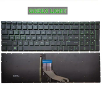 New US French For HP Pavilion GAMING 15-CX 15-CX000 15-cx0001tx -CX0030NR -CX0040NR -CX0042NR Laptop Keyboard Green Backlit