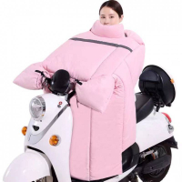 電動車擋風被冬季保暖護膝加絨加厚加大電瓶摩托車護肩防水擋風罩
