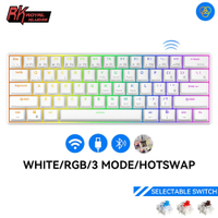 RK61 Royal Kludge Bluetooth 5.0 & USB C Dual Mode RGB Backlit Mechanical Keyboard