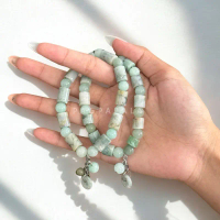 Gelang Giok Burma Elastis Tanpa Sertifikat | Pagpapala Jade & Crystal