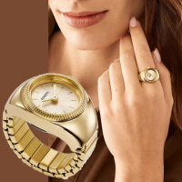 【FOSSIL】Watch Ring 手錶戒指 戒指錶-金 母親節 送禮 禮物(ES5246)