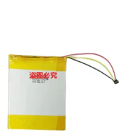 Battery for ONKYO ha300 Player New Li Polymer Rechargeable Bateria Pack Replacement 3.7V 6600mAh 3 Lines+Connector