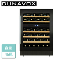【DUNAVOX】雙溫 嵌入式酒櫃 (DAU-46.146DB.TW)