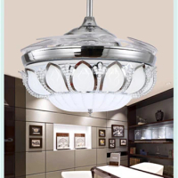 kl-659 Ceiling Fan Household Fan Lamp Modern Simple 42 Inch Variable Light Remote Control European Fan Lights 220v