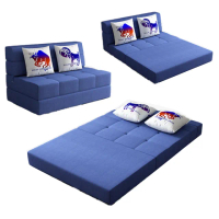 【網藝】可摺疊可拆洗沙發床-100CM(榻榻米床/折疊沙發/折疊床/懶人床)
