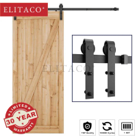 【ELITACO】10ft 8ft 6.6ft 5.11ft 5.3ft Barn Door Wheel 3m 2.4m 2m 1.8m 1.6m Urban x Vintage Sliding Sm