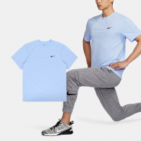 Nike 短袖 UV Hyverse Fitness 男款 藍 黑 速乾 抗UV 防曬 運動 短T DV9840-479