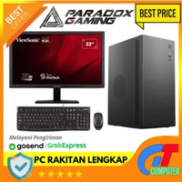 PC LENGKAP Intel i5 9400F/GT 610 2GB /MONITOR 22 INC