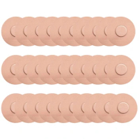 30Pcs Freestyle Libre Sensor Covers Waterproof Adhesive Patches Flesh Flexible CGM Patches Without Glue Center Patches Dropship