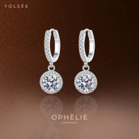 OPHELIE by YOLSEE Anting Berlian Perhiasan Wanita Silver Perak Jewelry Earring Aksesoris Permata