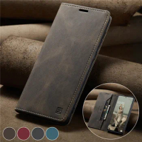 Samsung Galaxy A73 5G Case Leather Magnetic Card Bags Case For Galaxy A 73 5G Cover Stand Luxury Wallet Phone Case