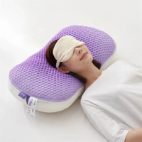 Pectin Cooling Feel Summer Pillow Double -sided Use Honeycomb Sleeping Cool Pillows Soft Breathable Summer Winter Pillow